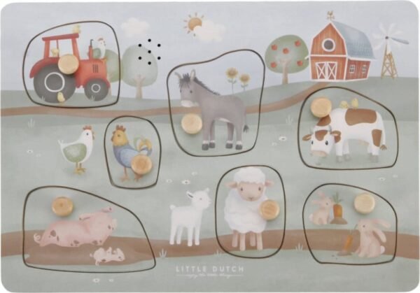 Little Dutch I Geluidenpuzzel I Little Farm - Afbeelding 3