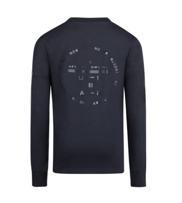 NO WAY MONDAY I longsleeve I jongens I donkerblauw - Afbeelding 2