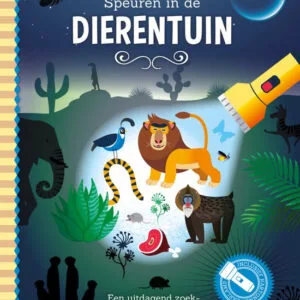 Zaklampboek I Speuren in de dierentuin I hardcover