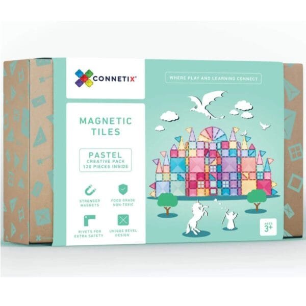 Connetix | Magnetische tegels I Pastel | 120 stuks