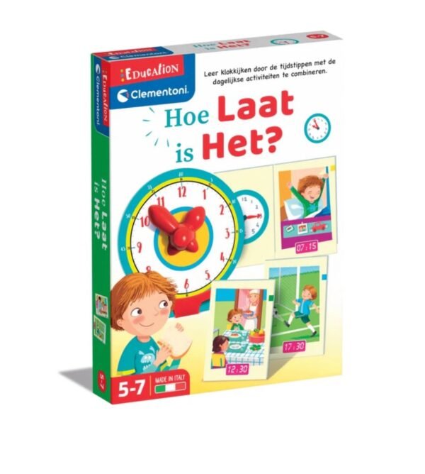 Clementoni | hoe laat is het?