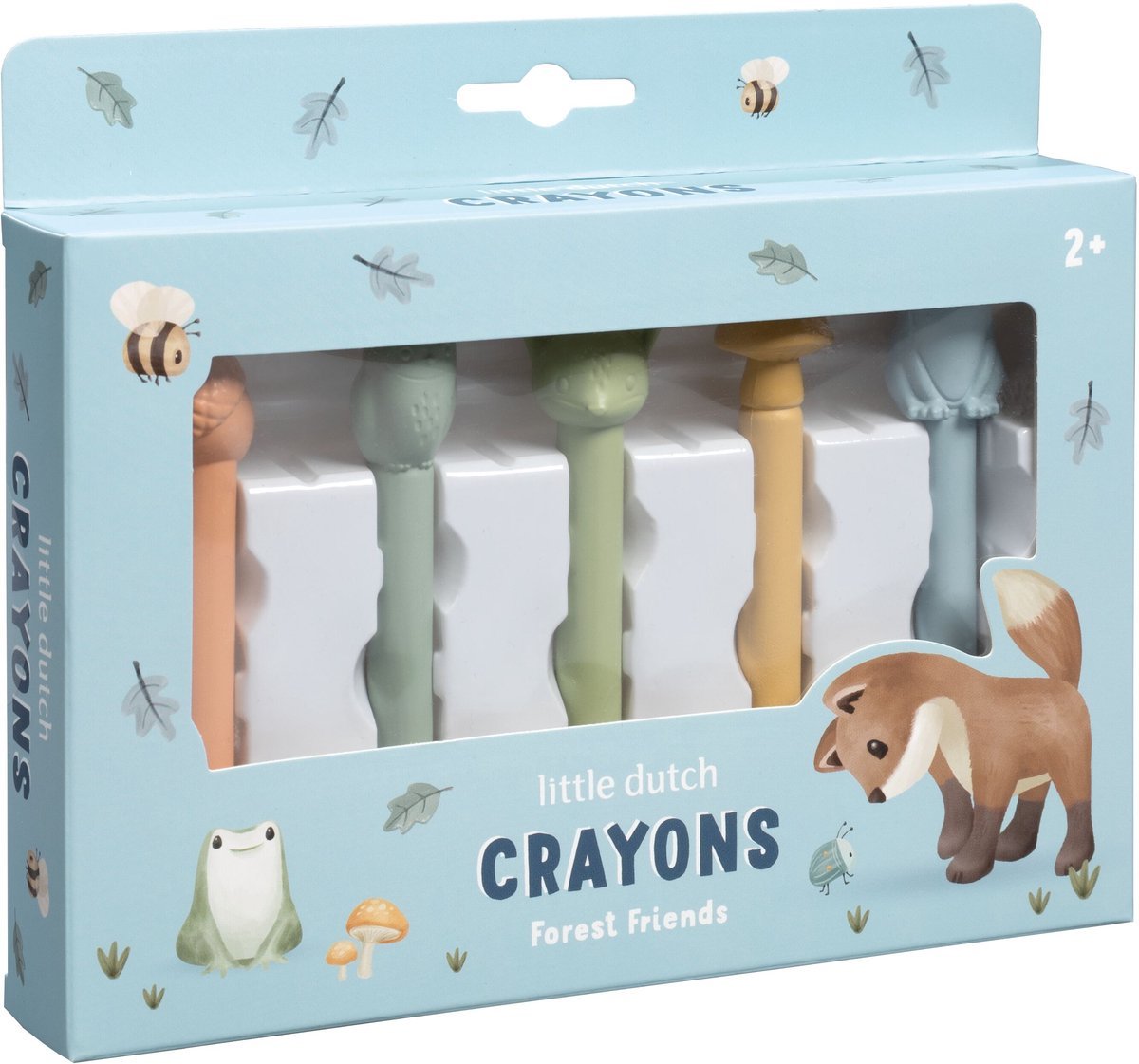 ittle Dutch waskrijtjes – Forest Friends (set van 5)