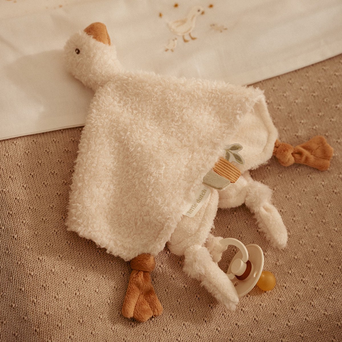 Knuffeldoekje Little Goose – Zacht Troostdoekje voor Baby’s