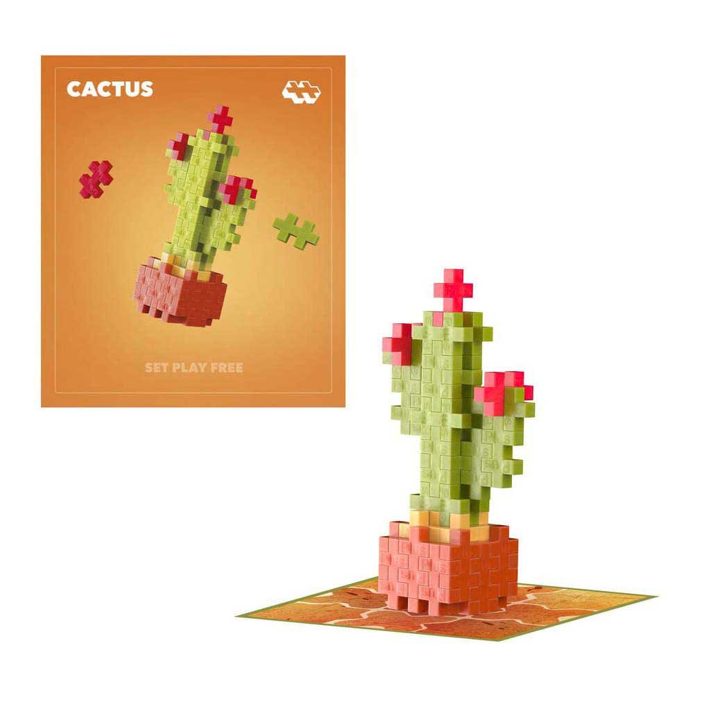 Plus-Plus Plant Pack Cactus – Bouw je eigen stekelvrije mini-cactus!