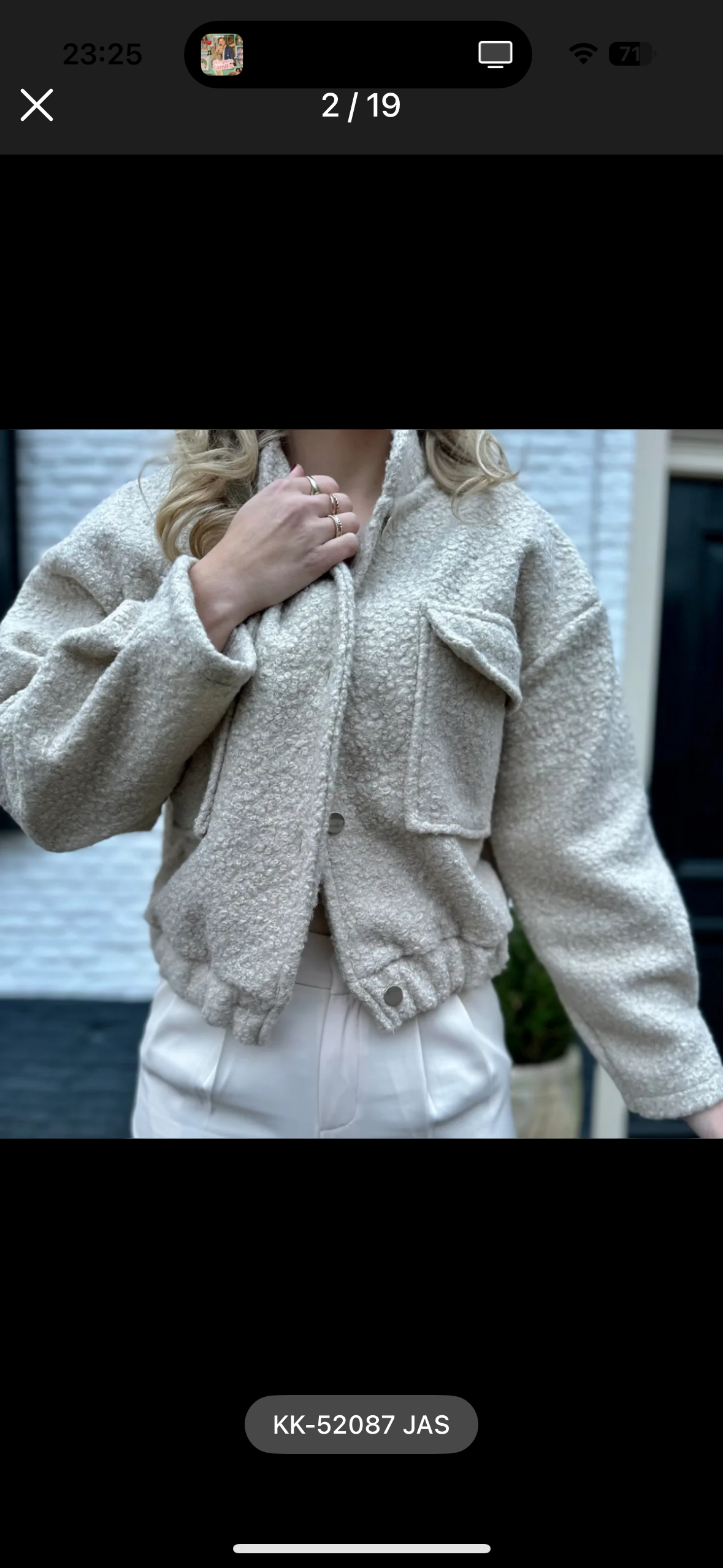 Teddy bomber | dames | beige - Afbeelding 2