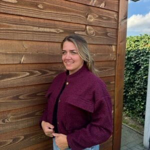 Teddy bomber | bordeaux