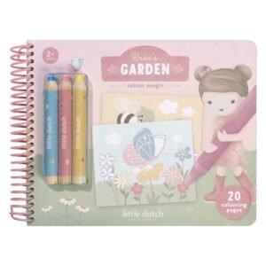 Little Dutch Colour Magic Book Rosa – Magisch Kleurboek met 3 Potloden