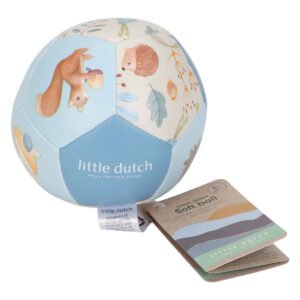 Little Dutch Softbal Forest Friends – Zachte babybal 10 cm – Vanaf 3 maanden