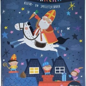 Sinterklaas Kleur- En Spelletjesboek + Stickers