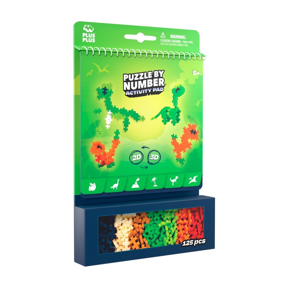 Plus-Plus Activity Pad - Dinosaurs
