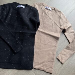 Longsleeve | Camel | glitter