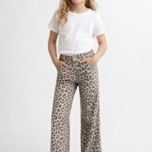 ONLY GIRLS Wide Leg Jeans met Print – Trendy & Comfortabele Meisjes Jeans