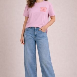 T-shirt | roze | what’s this