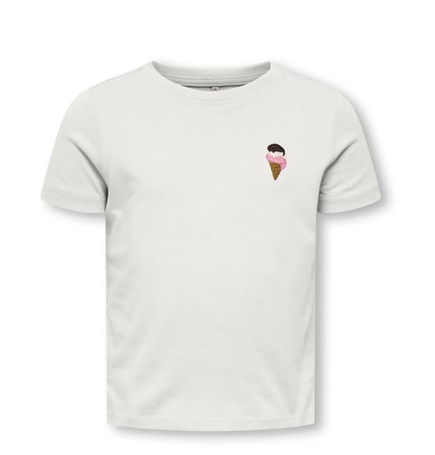 Kids Only | T-shirt | Aardbei | Ijs | Bloem - Afbeelding 2
