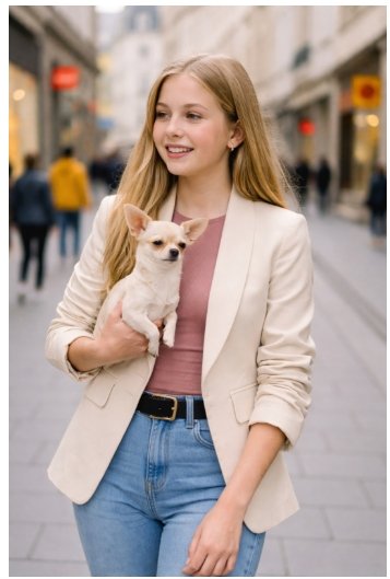 Blazer | beige | ruffle - Afbeelding 2