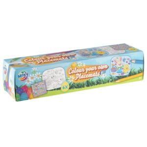 Placemets | kleur je eigen placemets | 6 stuks