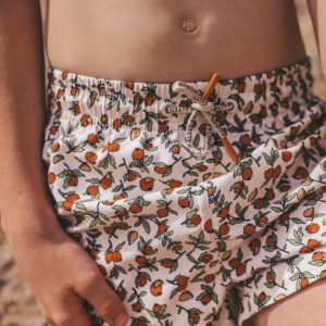 Pommegranate | swim short | Salted Stories