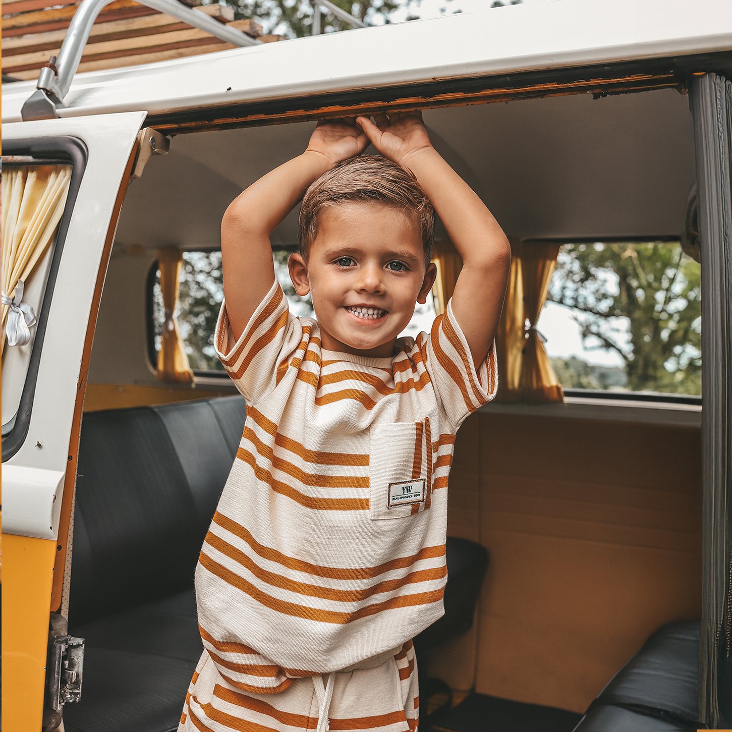 Triad stripe | T-shirt | Your wishes - Afbeelding 2