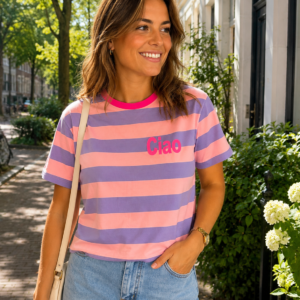 T-shirt | gestreept | ciao