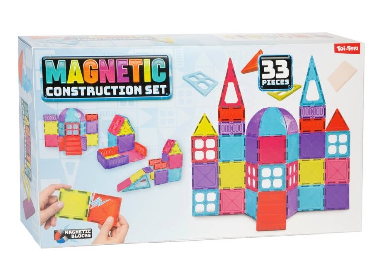 Magnetische tegels | constructieset | 33-delig
