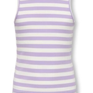 Top | gestreept | lila/ wit