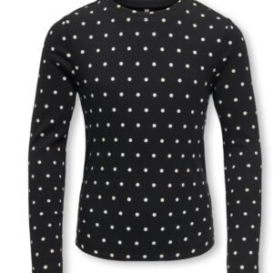 Longsleeve | stip | zwart | Only
