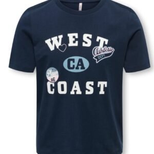 T-shirt | navy | Only