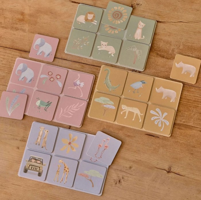 Lotto spel | safari friends - Afbeelding 2