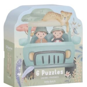 Little Dutch Safari Friends 6-in-1 Puzzelset